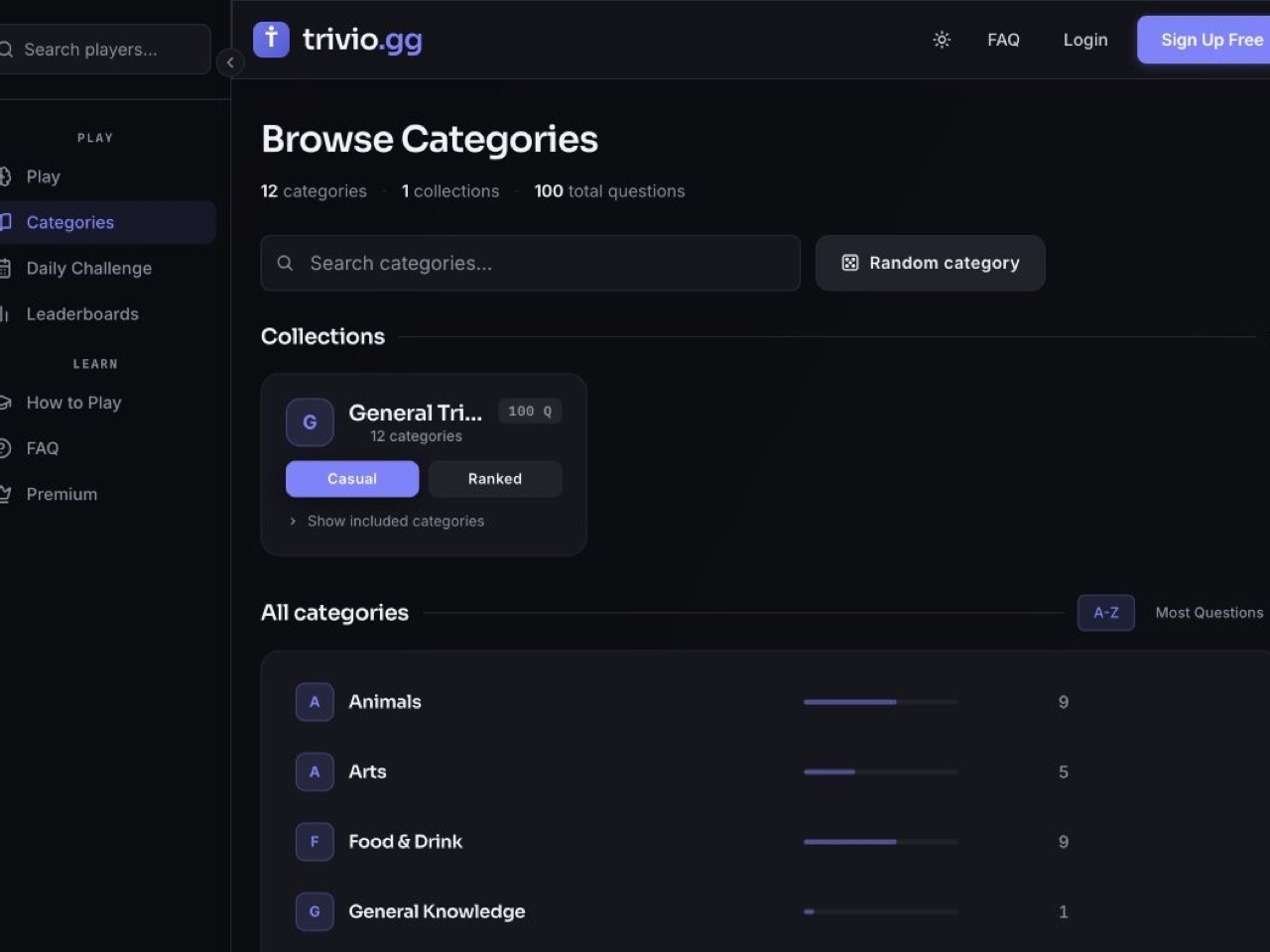 Categories